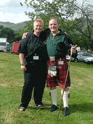 Liz Stevens and Charlie Grant